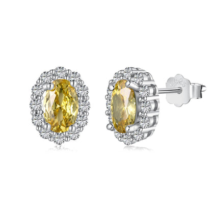 [⭐Lucky Jewelry]Delicate Unique Oval Cut Daily Earrings