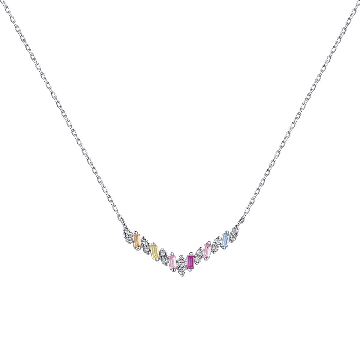 [⭐Lucky Jewelry]Dazzling Rainbow Necklace