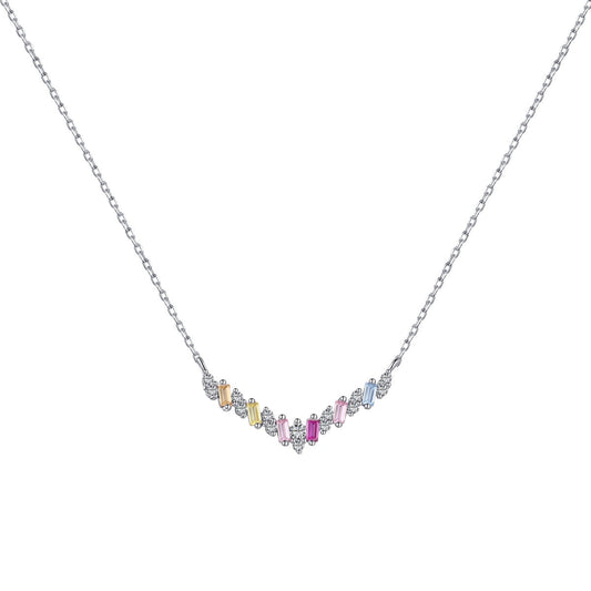 [⭐Lucky Jewelry]Dazzling Rainbow Necklace