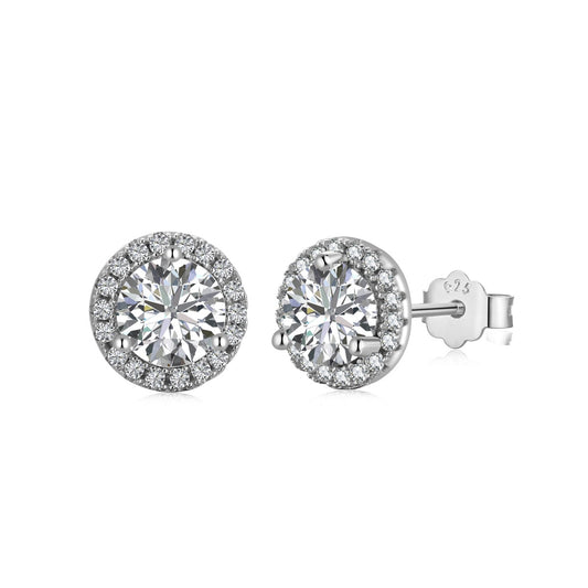 [⭐Lucky Jewelry]Classic Princess Round Shape Earrings