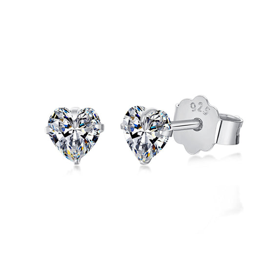 [⭐Lucky Jewelry]⭐Luckyling Heart Shaped Simple Earrings