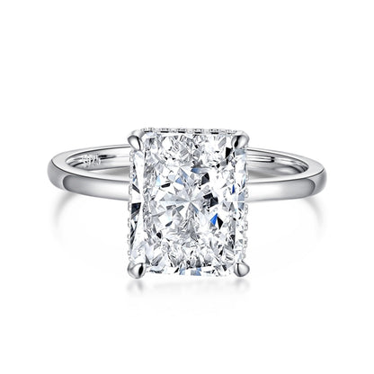 [⭐Lucky Jewelry]4.0 Carat Ornate Enchanting Radiand Cut Banquet Ring