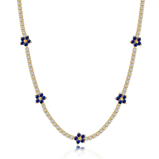 [⭐Lucky Jewelry]Luxurious Colorful Flower Tennis Necklace