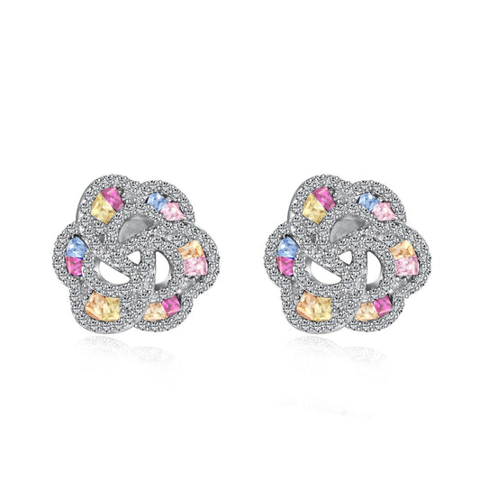 [⭐Lucky Jewelry]Exquisite Flower Shape Daily Earrings
