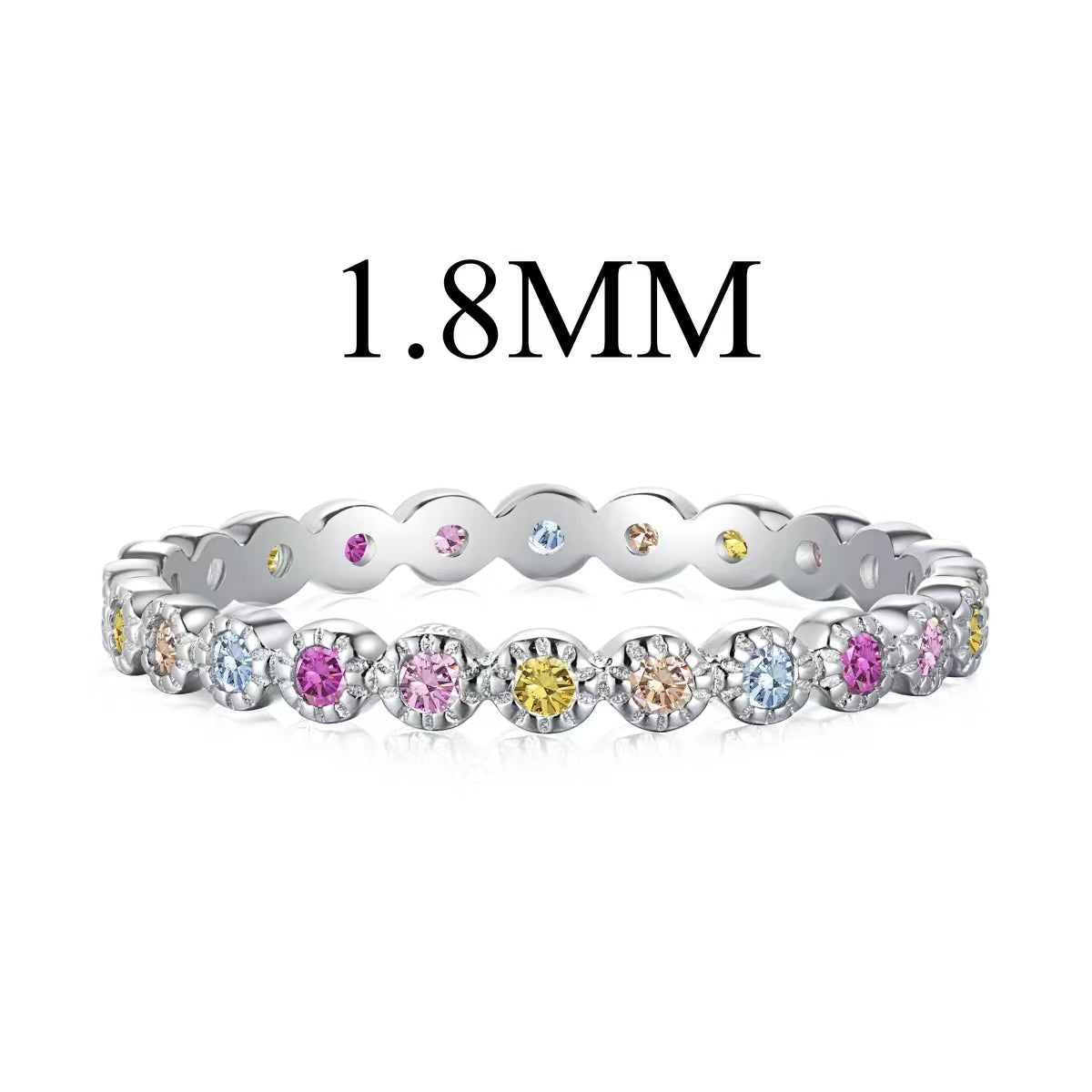 [⭐Lucky Jewelry]Unique Scintillating Round Cut Daily Ring