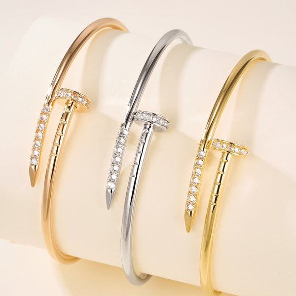 [⭐Lucky]JUSTE BRACELET 2.5MM DIAMONDS