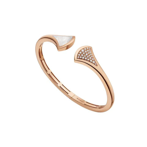 [⭐Lucky]DREAM BRACELET OPEN PINK GOLD MOP DIAMOND