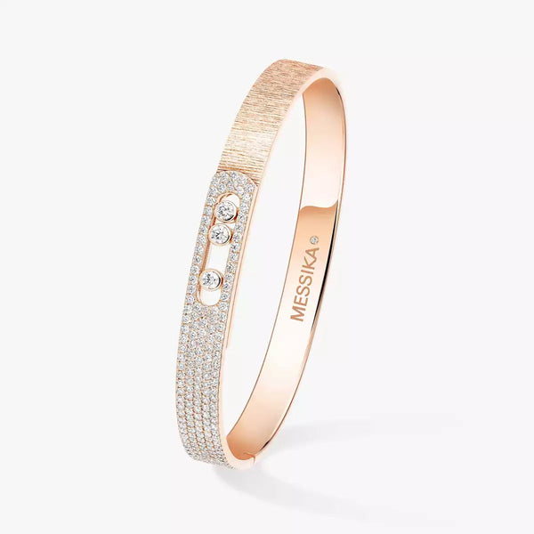 [⭐Lucky]Move Noa Ciselé half pavé bangle